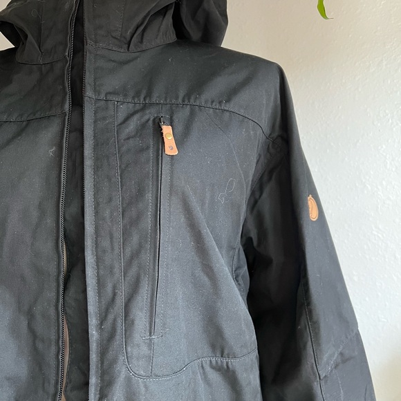 Fjällräven Black Hooded Jacket - Picture 7 of 12